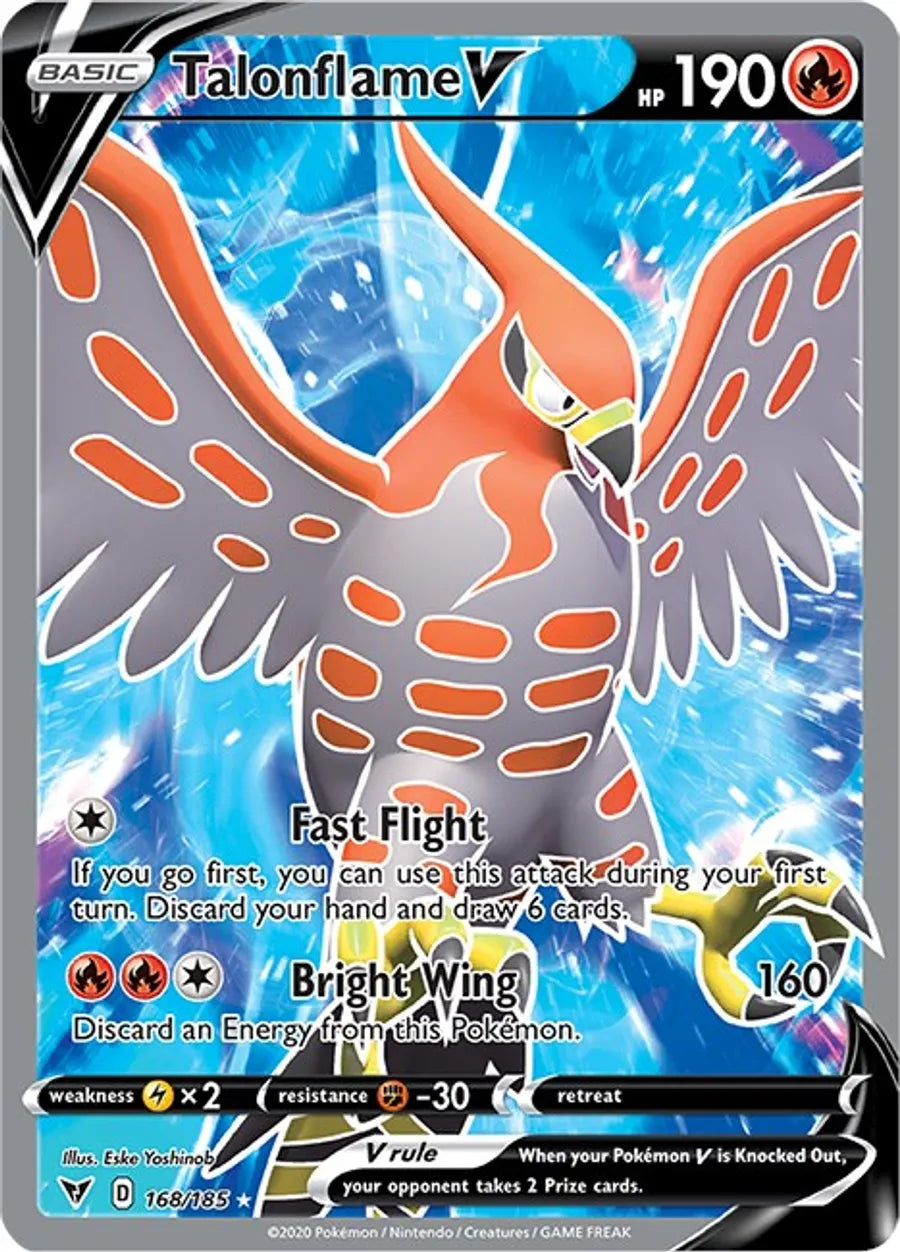 Talonflame V (Full Art) - SWSH04: Vivid Voltage (SWSH04)