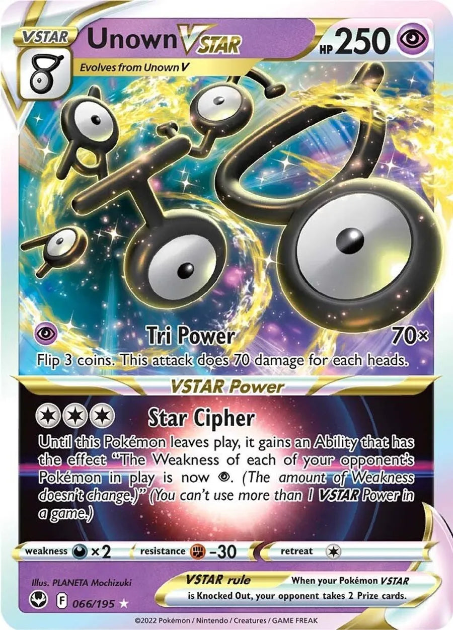 Unown VSTAR - SWSH12: Silver Tempest (SWSH12)
