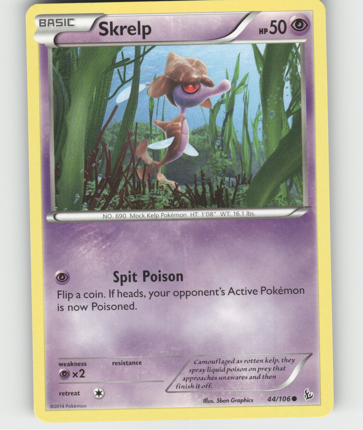 Skrelp Common XY - Flashfire 44/106 NM