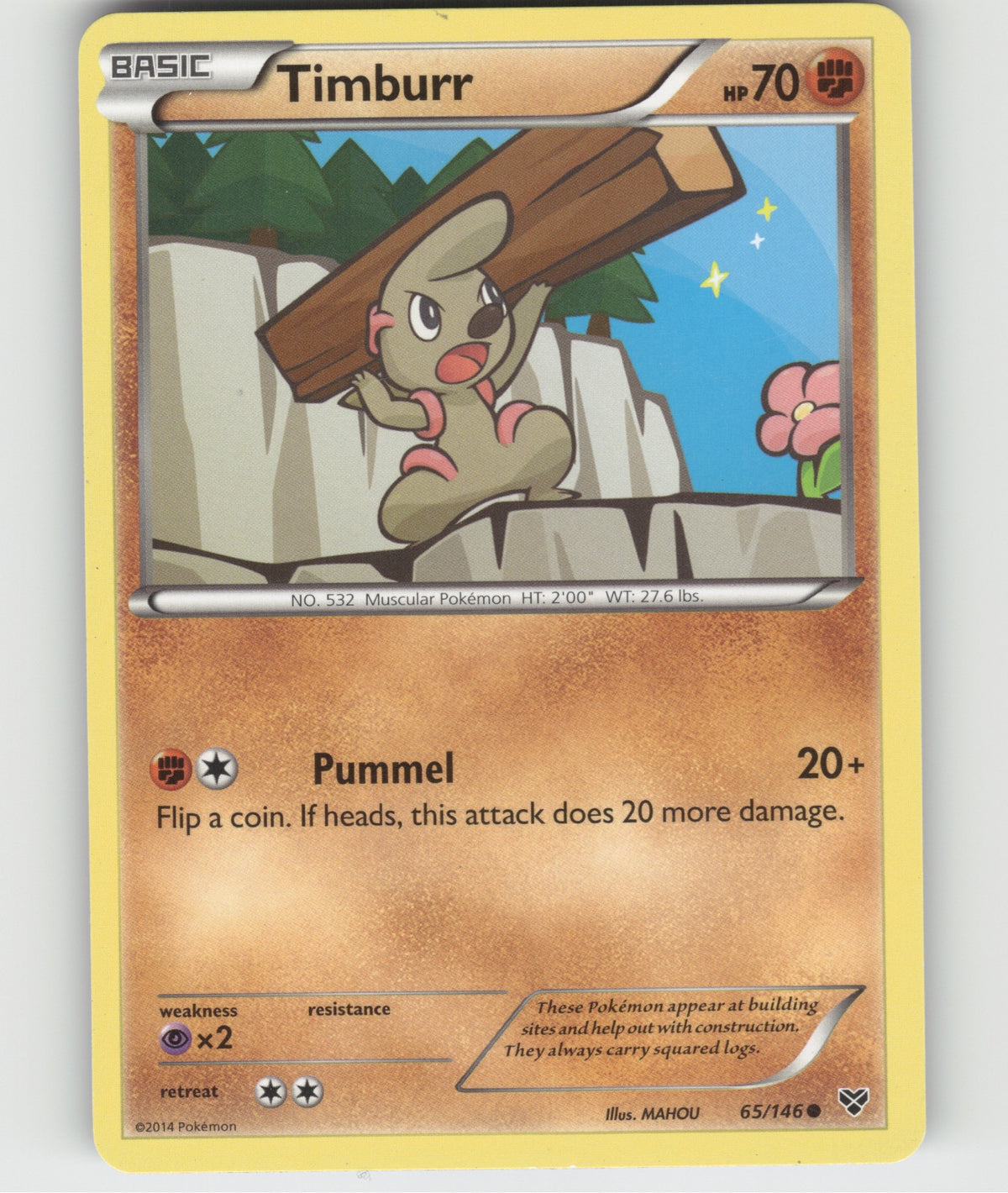 Timburr Common XY Base Set 65/146 LP
