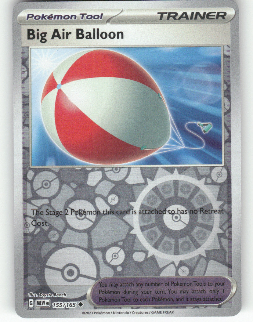 Big Air Balloon Reverse Holo Uncommon SV: Scarlet & Violet 151 155/165 NM