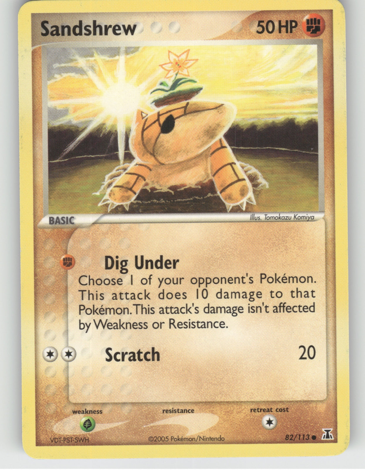 Sandshrew Common EX Delta Species 82/113 NM