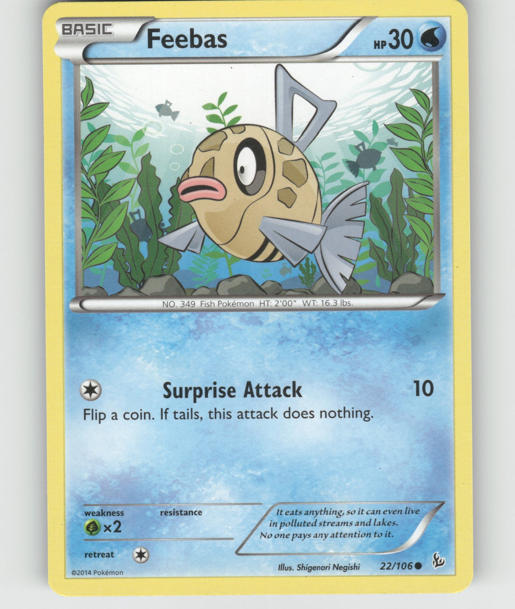 Feebas Common XY - Flashfire 22/106 NM