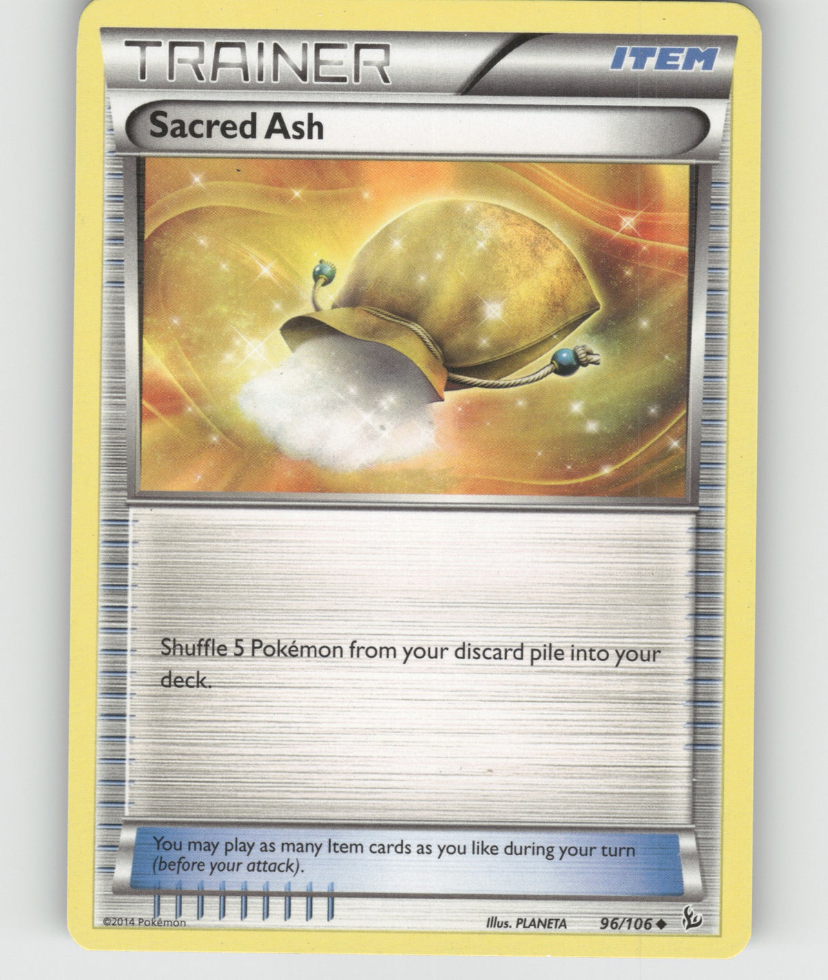 Sacred Ash Uncommon XY - Flashfire 96/106 NM