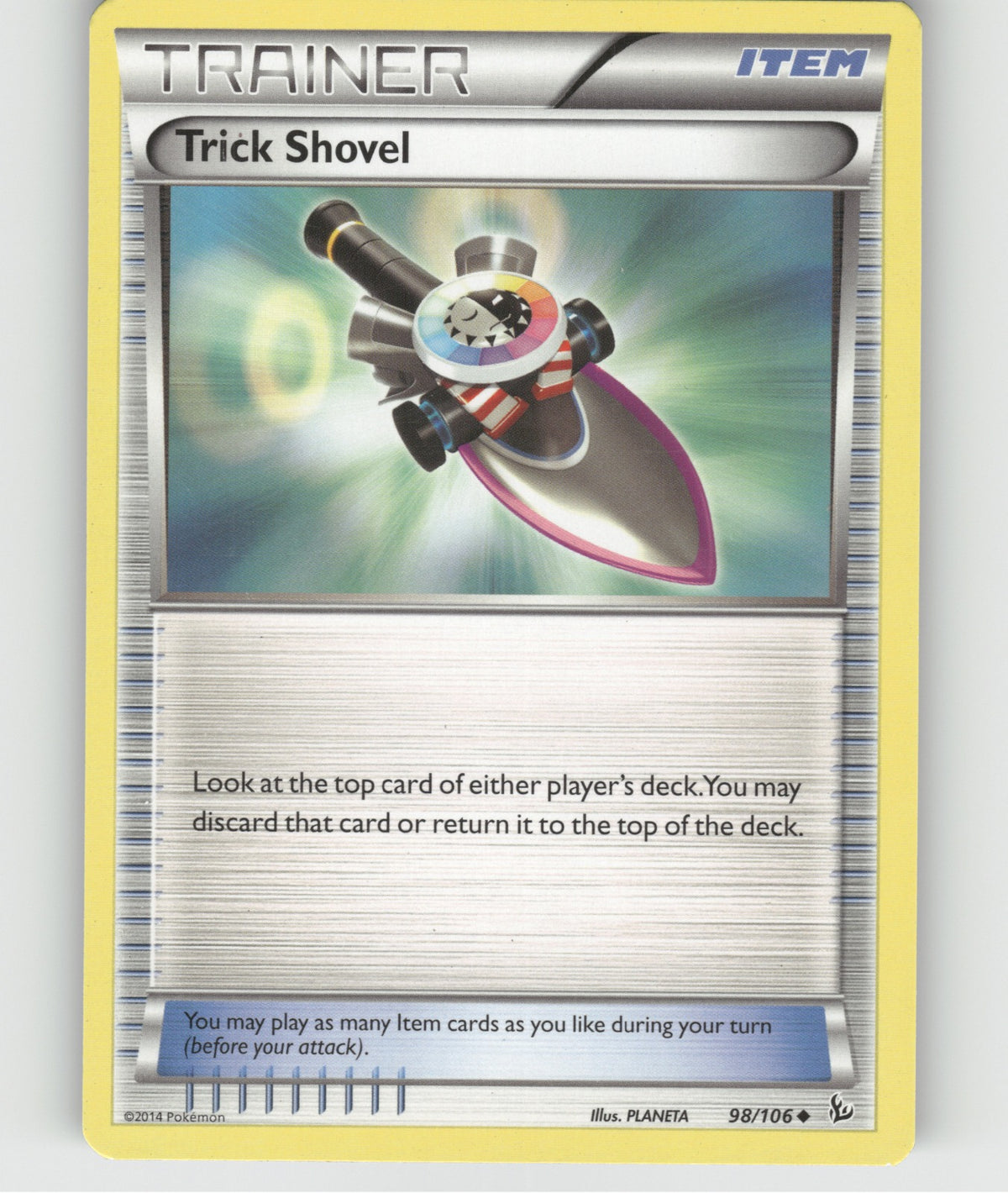 Trick Shovel Uncommon XY - Flashfire 98/106 NM