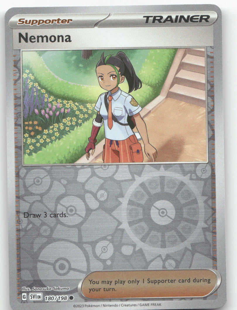 Nemona Reverse Holo Common SV01: Scarlet & Violet Base Set 180/198 NM