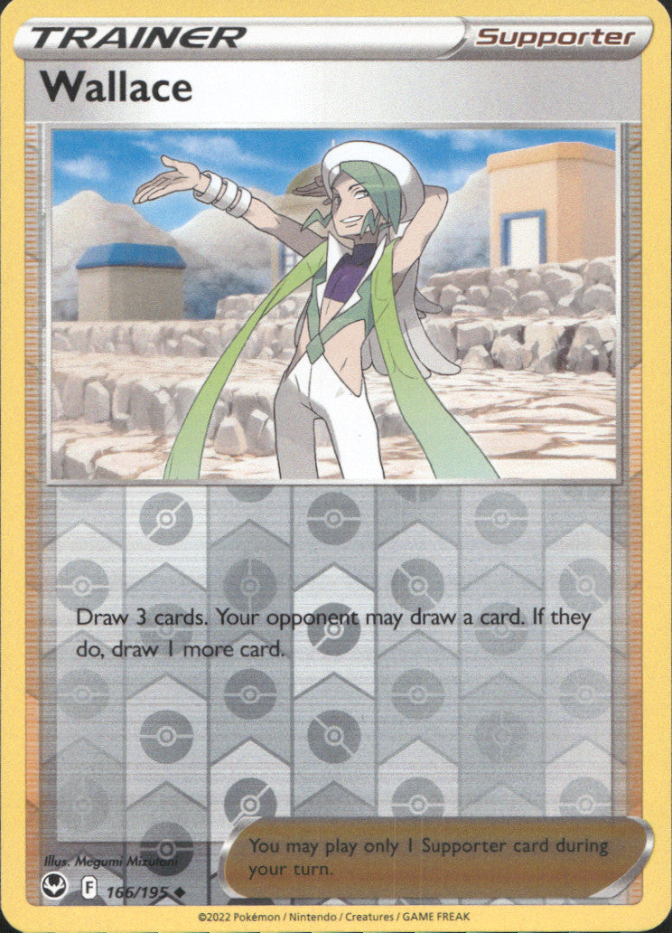 Wallace Reverse Holo Uncommon SWSH12: Silver Tempest 166/195 NM