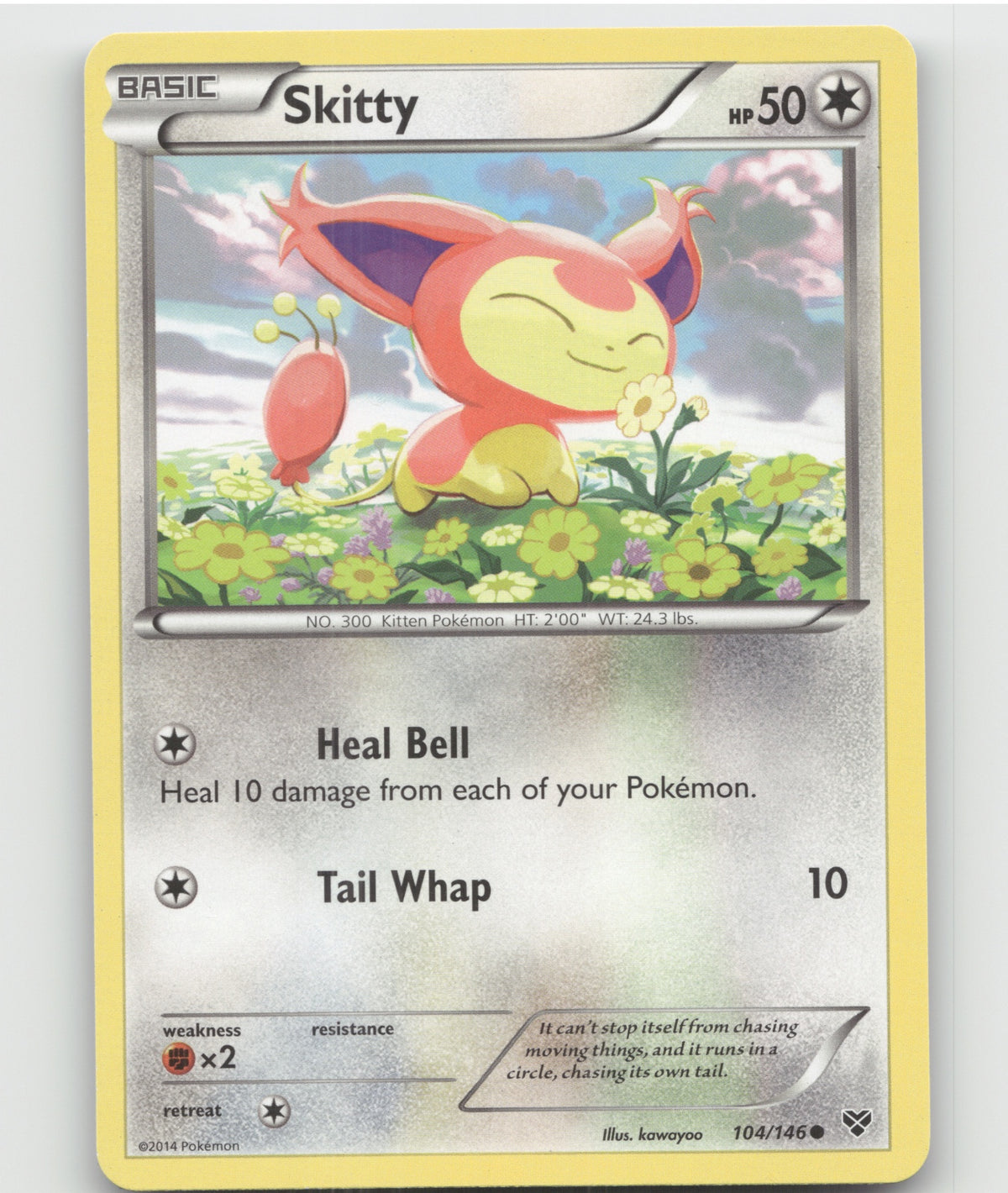 Skitty Common XY Base Set 104/146 LP