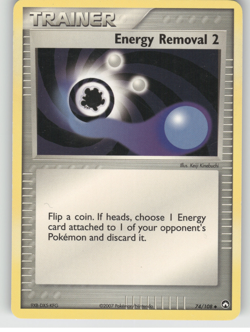 Energy Removal 2 Uncommon EX Power Keepers 74/108 NM