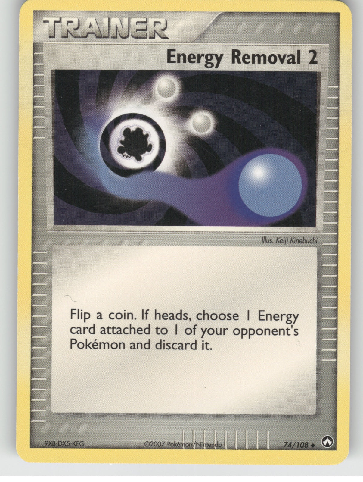Energy Removal 2 Uncommon EX Power Keepers 74/108 NM