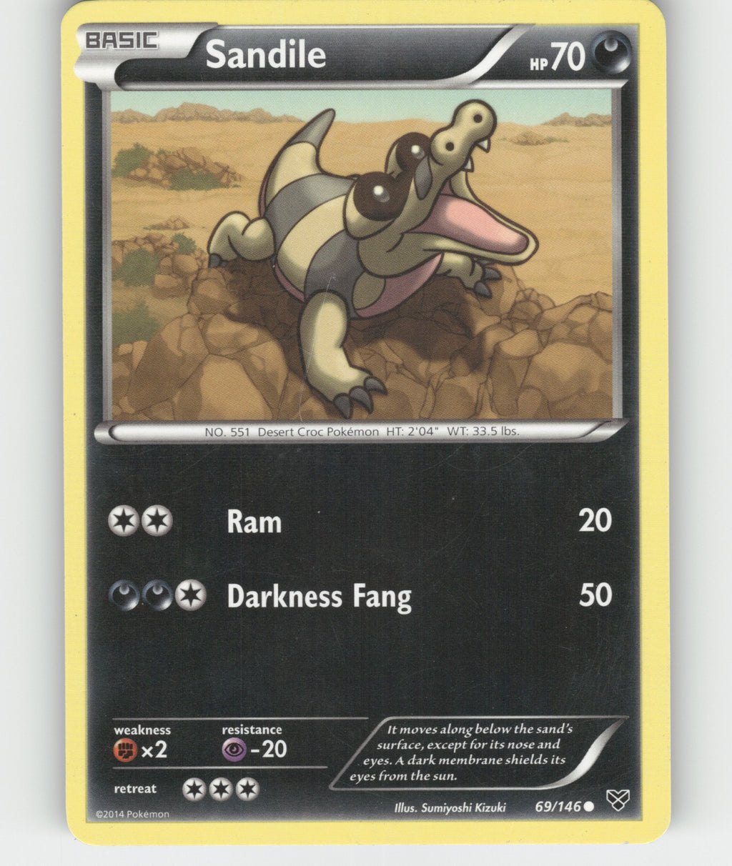 Sandile Common XY Base Set 69/146 LP