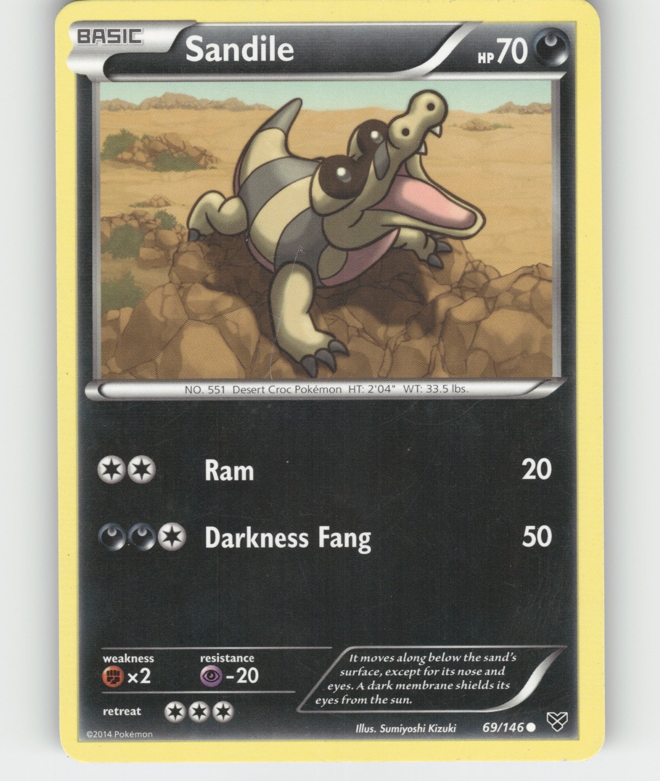 Sandile Common XY Base Set 69/146 LP
