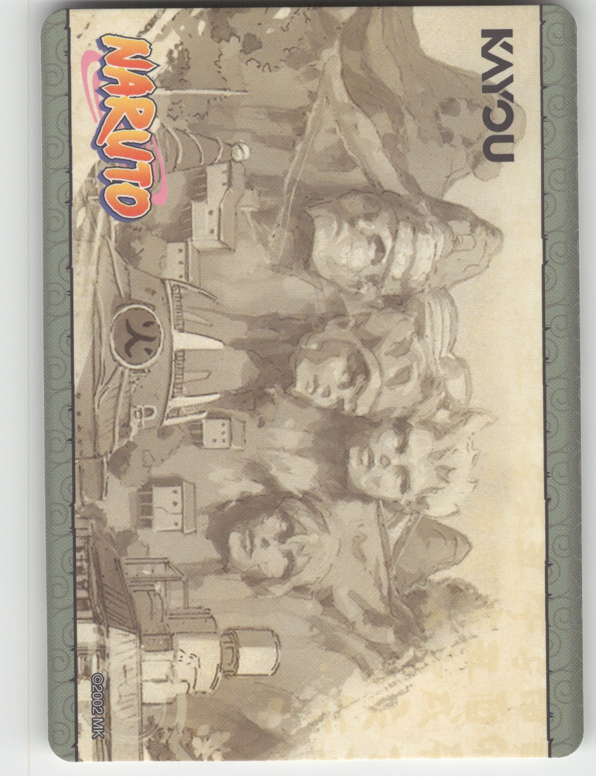 Bushy Brow'S Jutsu: Sasuke Style!\n4/6 Base R Earth Scroll Series 1 039L1 NM back