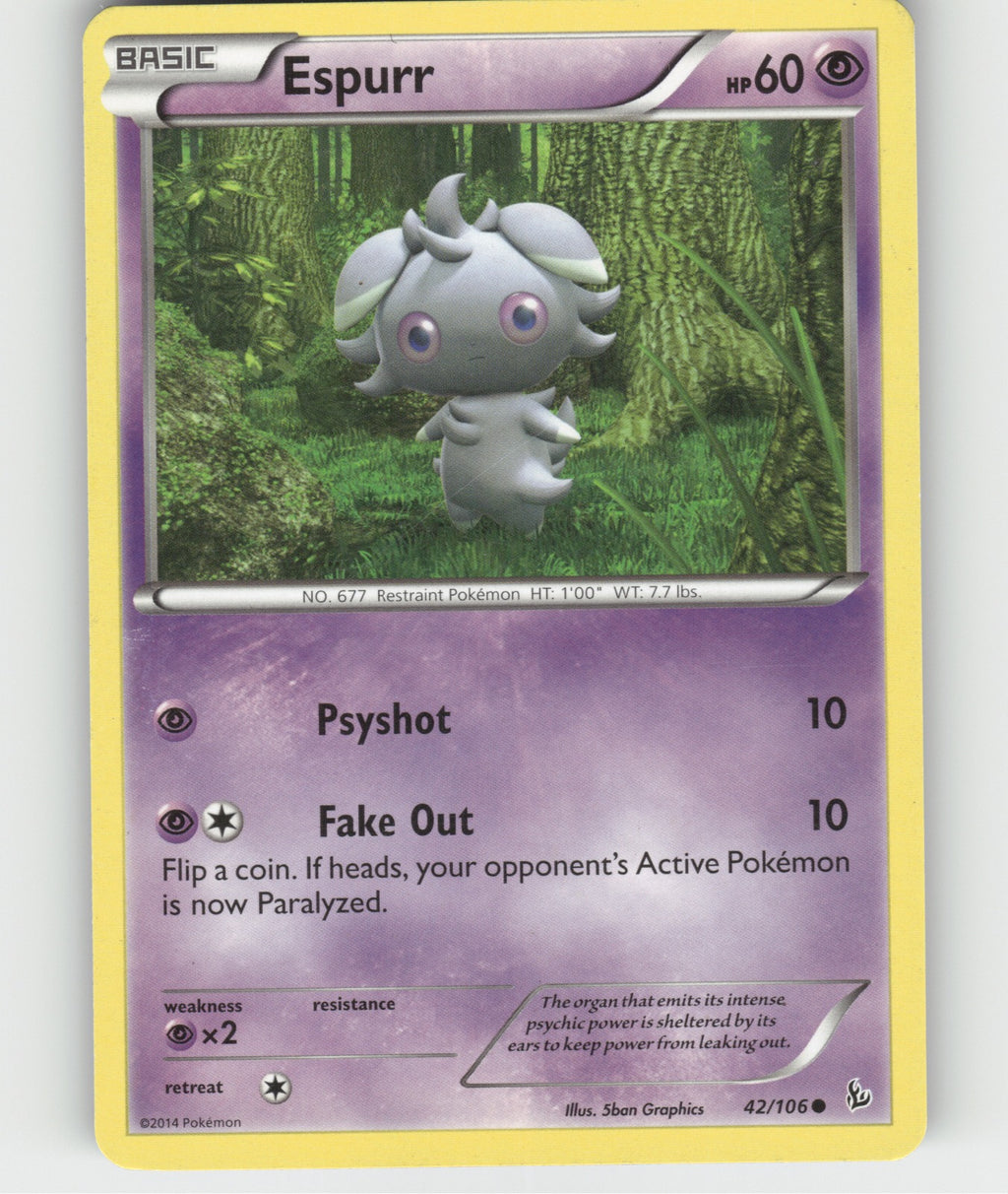 Espurr Common XY - Flashfire 42/106 NM