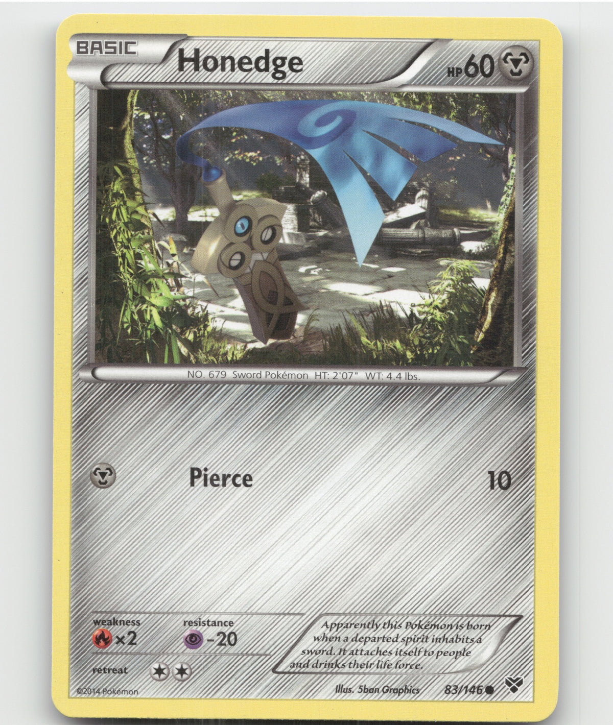 Honedge Common XY Base Set 83/146 LP