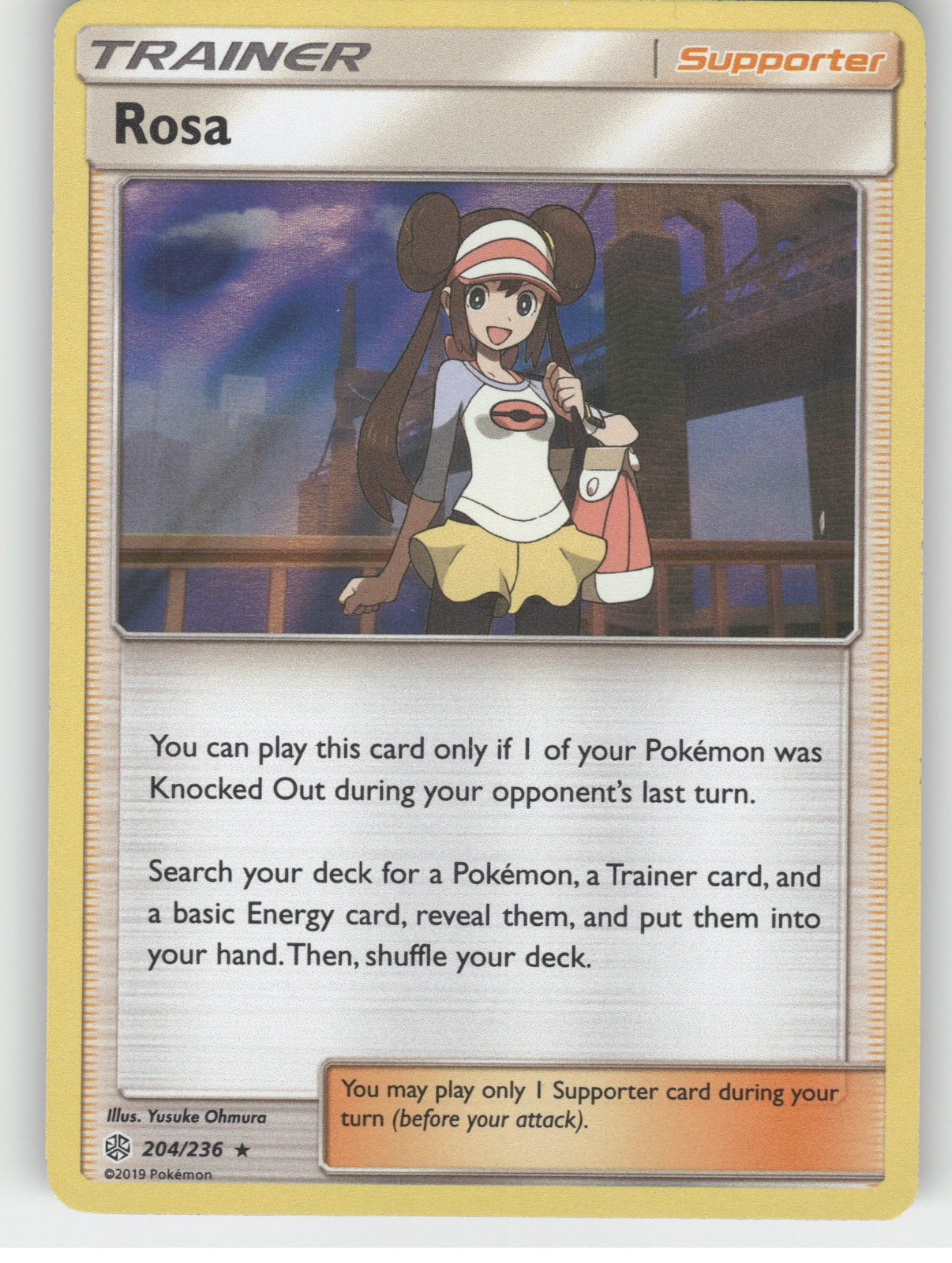 Rosa Holo Rare SM - Cosmic Eclipse 204/236 NM