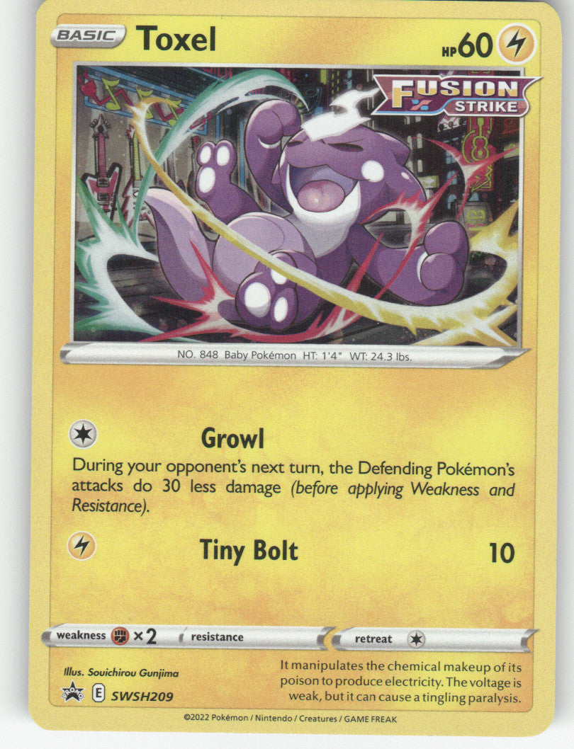 Toxel - Holo Promo SWSH: Sword & Shield Promo Cards SWSH209 NM