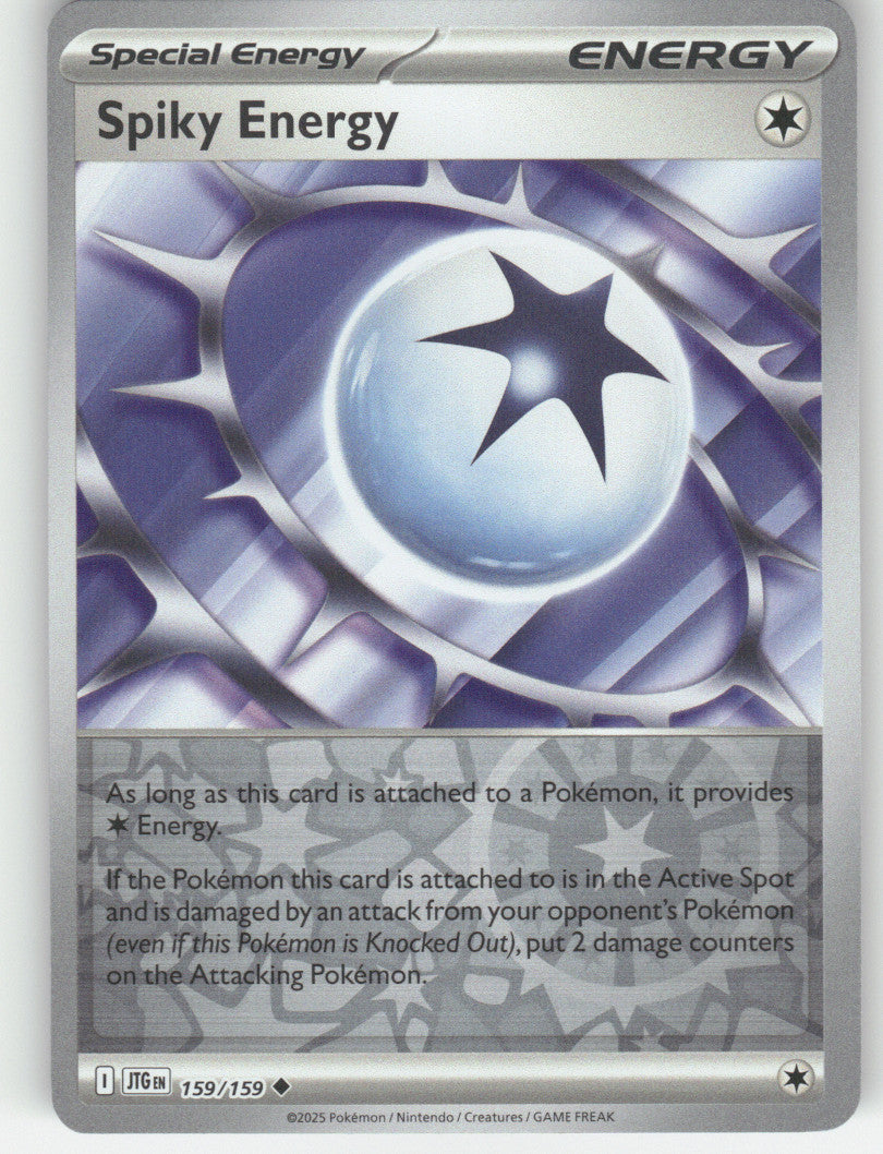 Spiky Energy - Reverse Holo Uncommon SV09: Journey Together 159/159 NM