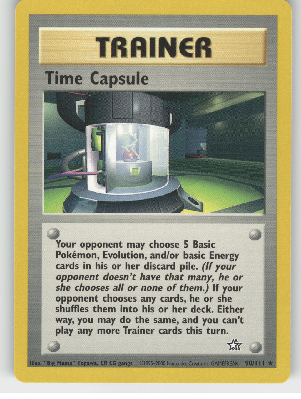 Time Capsule Unlimited Rare Neo Genesis 090/111 NM