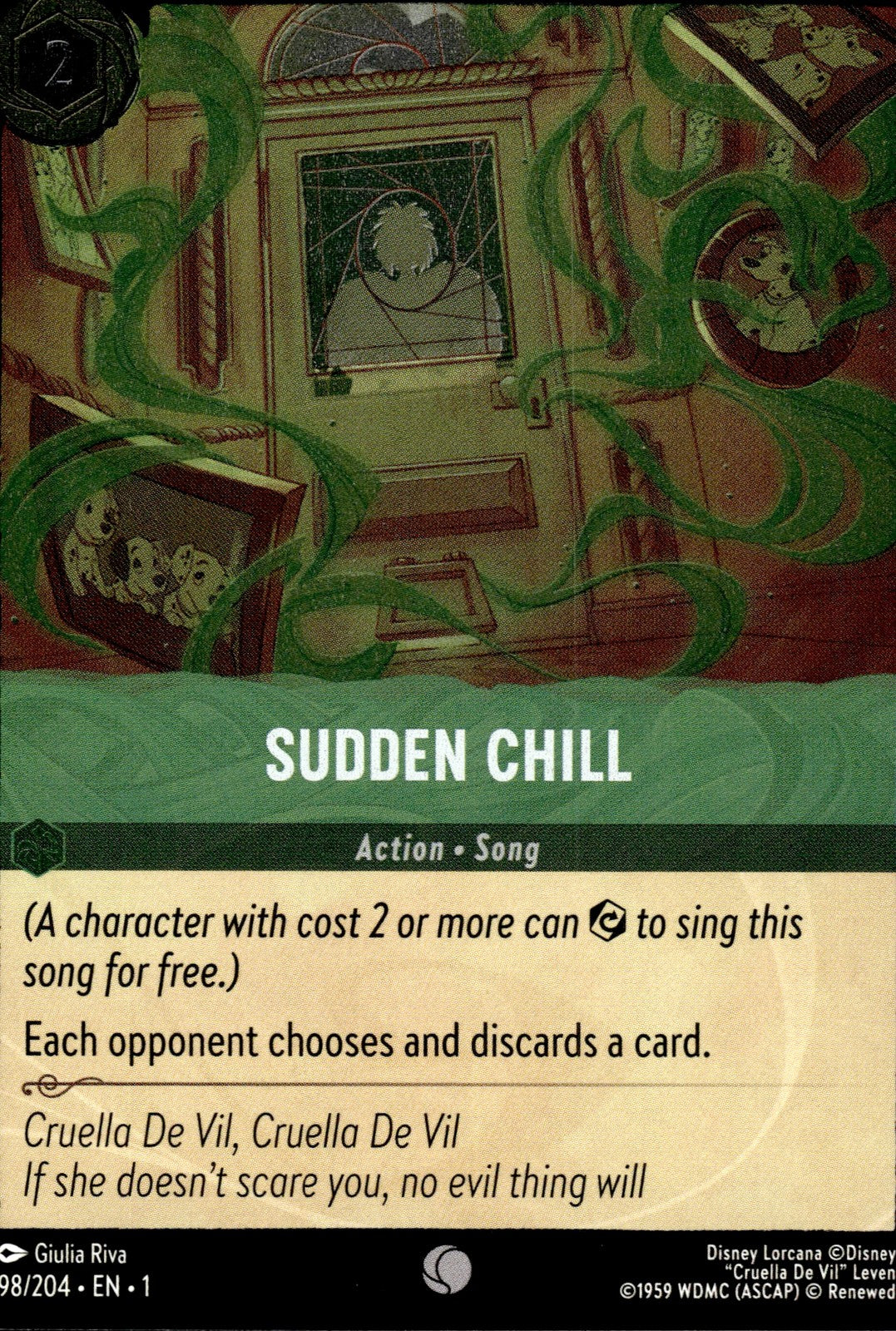 Sudden Chill Cold Foil Common The First Chapter 98/204 NM