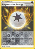 Regenerative Energy Reverse Holo Uncommon SWSH12: Silver Tempest 168/195 NM