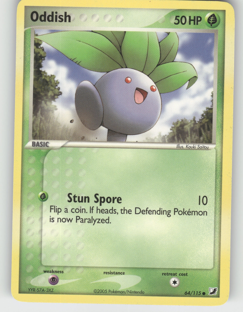 Oddish Common EX Unseen Forces 64/115 NM