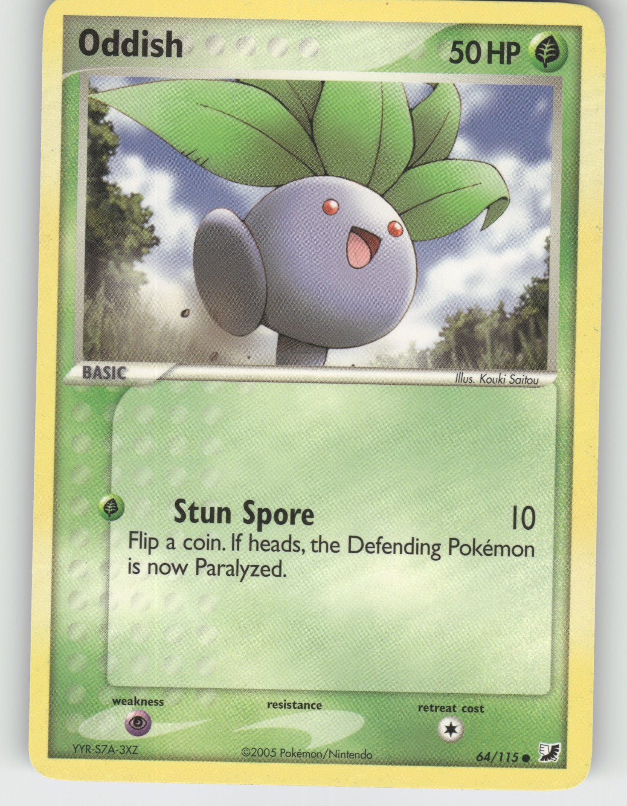 Oddish Common EX Unseen Forces 64/115 NM