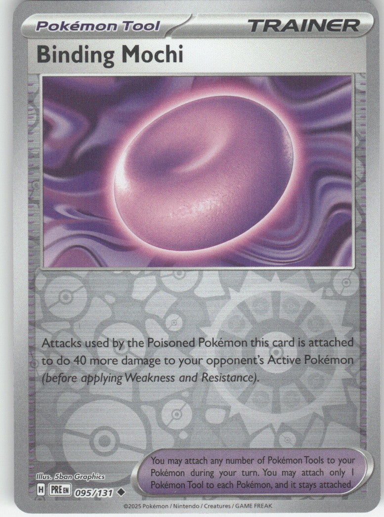 Binding Mochi Reverse Holo Uncommon SV: Prismatic Evolutions 095/131 NM