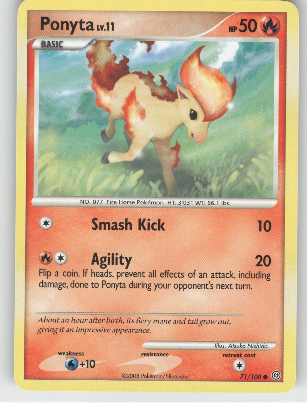 Ponyta Common Stormfront 71/100 NM