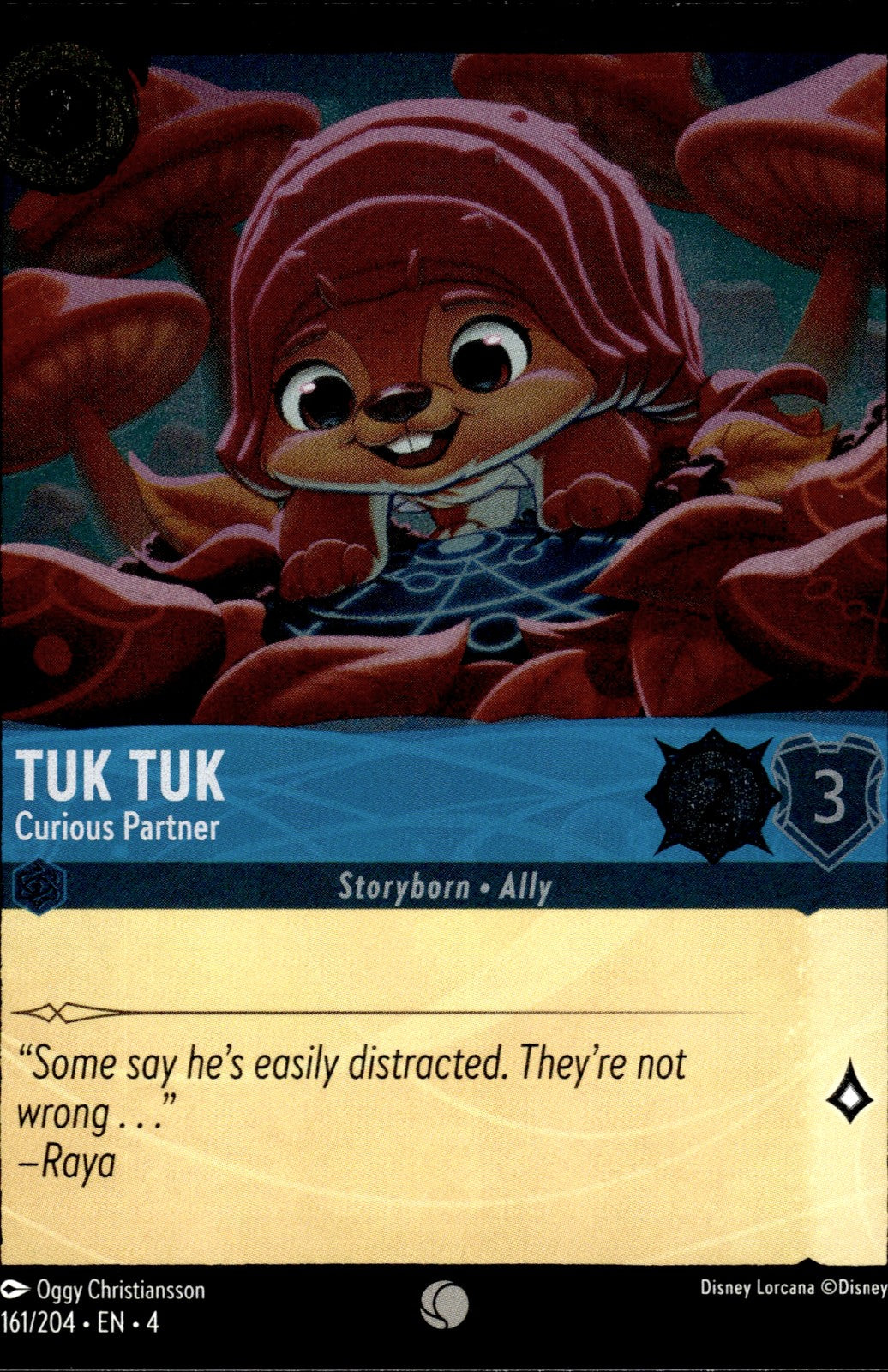 Tuk Tuk - Curious Partner Cold Foil Common Ursula's Return 161/204 NM