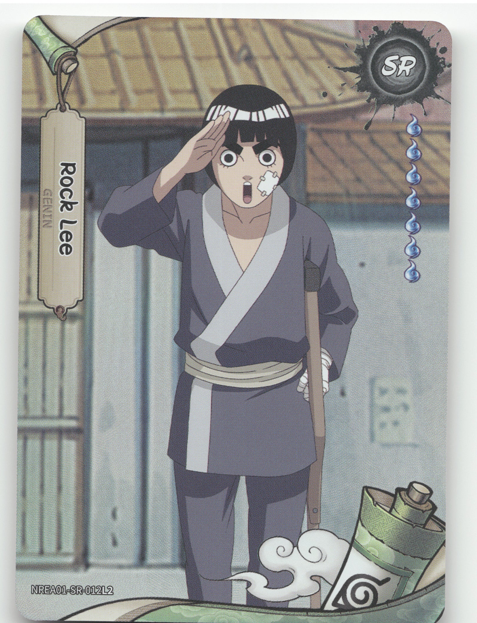 Rock Lee Base SR Earth Scroll Series 1 012L2 NM front