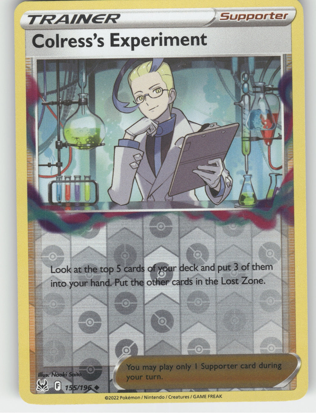 Colress's Experiment Uncommon Prize Pack Series Cards 155/196 NM