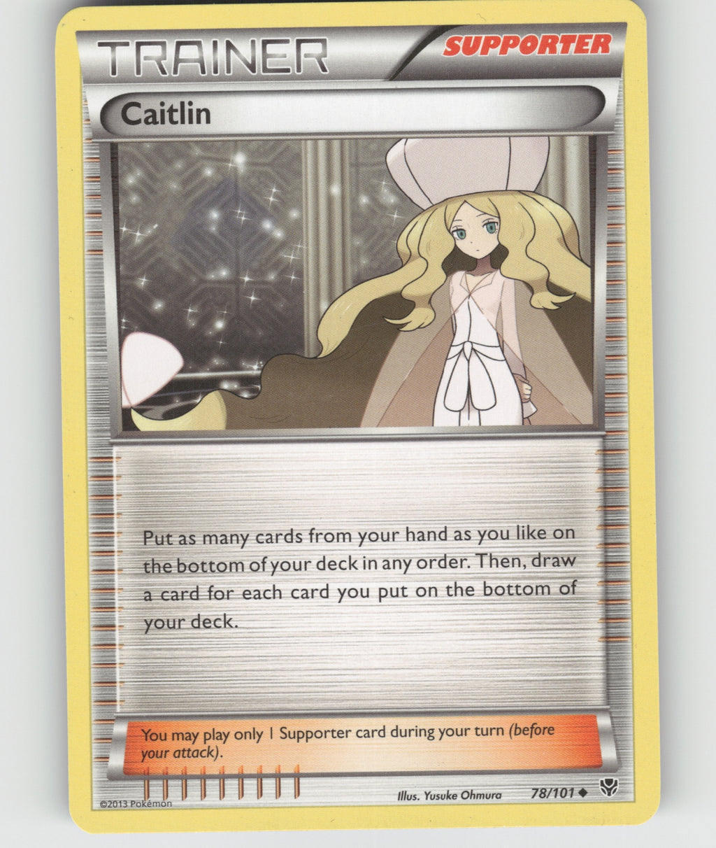 Caitlin Uncommon Plasma Blast 78/101 NM