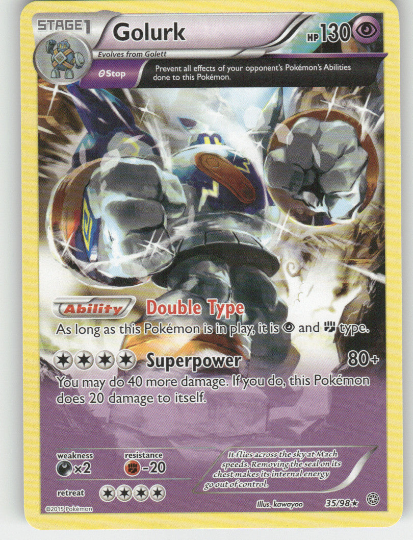 Golurk (35) Rare XY - Ancient Origins 35/98 NM