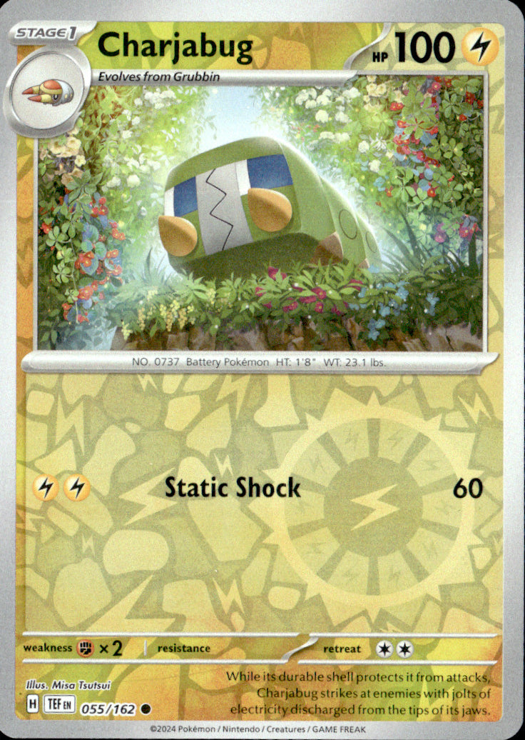 Charjabug Reverse Holo Common SV05: Temporal Forces 055/162 NM