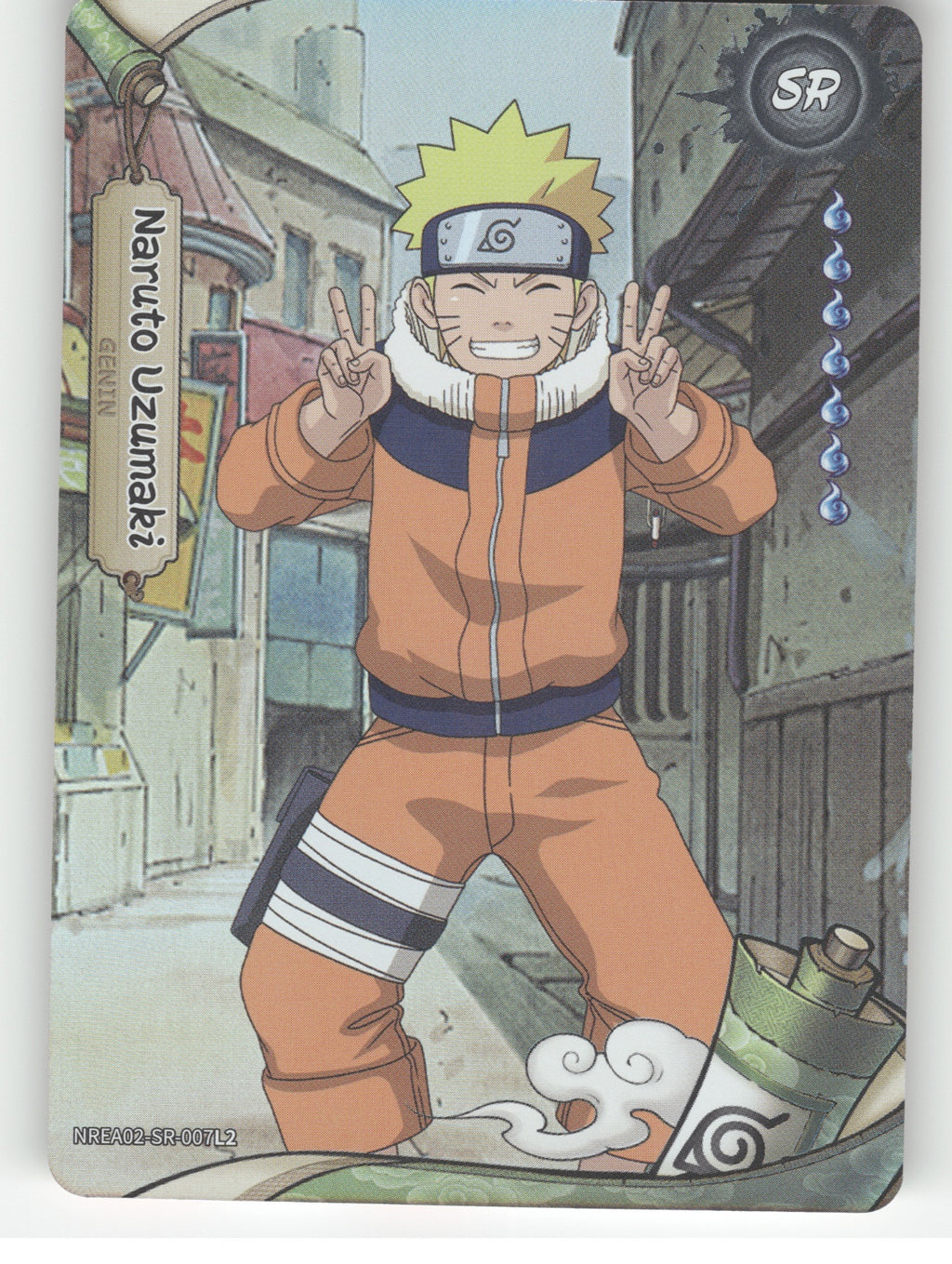 Naruto Uzumaki Base SR Earth Scroll Series 2 007L2 NM front