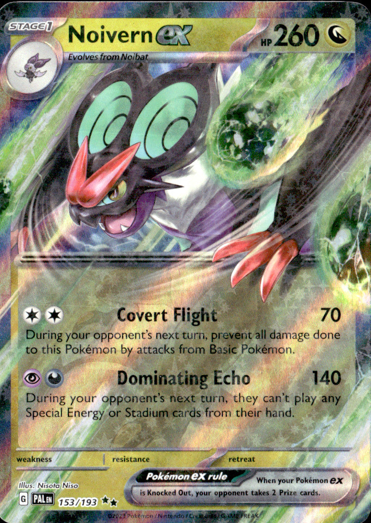 Noivern ex Holo Double Rare SV02: Paldea Evolved 153/193 NM