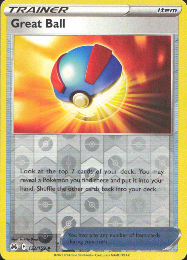 Great Ball Reverse Holo Common SV02: Paldea Evolved 183/193 NM