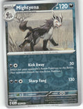 Mightyena Reverse Holo Common SV05: Temporal Forces 106/162 NM