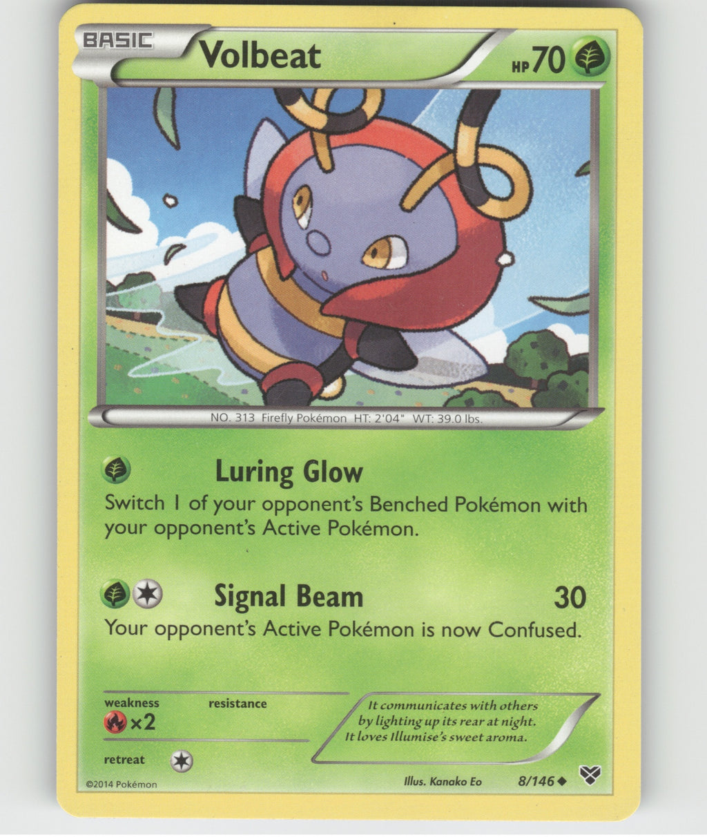 Volbeat Uncommon XY Base Set 8/146 LP