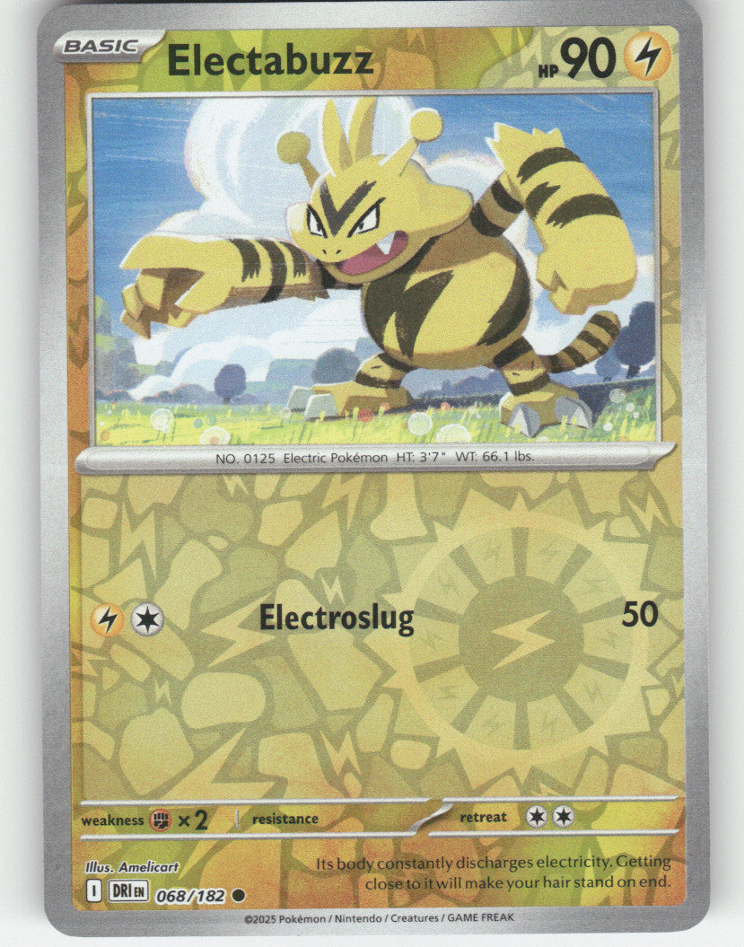 Electabuzz Reverse Holo Common SV10: Destined Rivals 068/182 NM