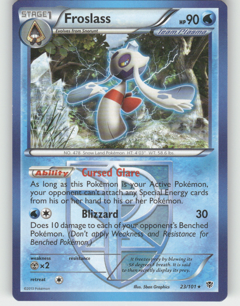 Froslass (Team Plasma) Rare Plasma Blast 23/101 NM