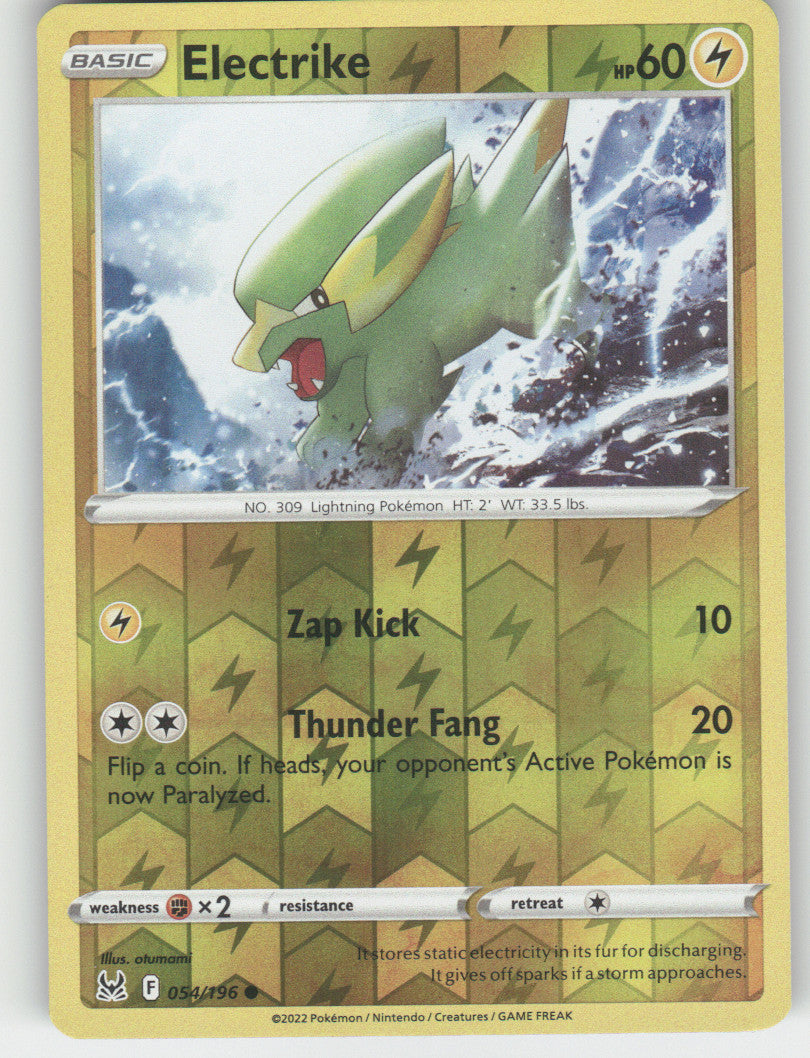 Electrike Reverse Holo Common SWSH11: Lost Origin 054/196 NM