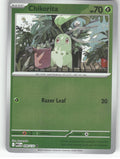 Chikorita Reverse Holo Common ME01: Mega Evolution 008/132 NM