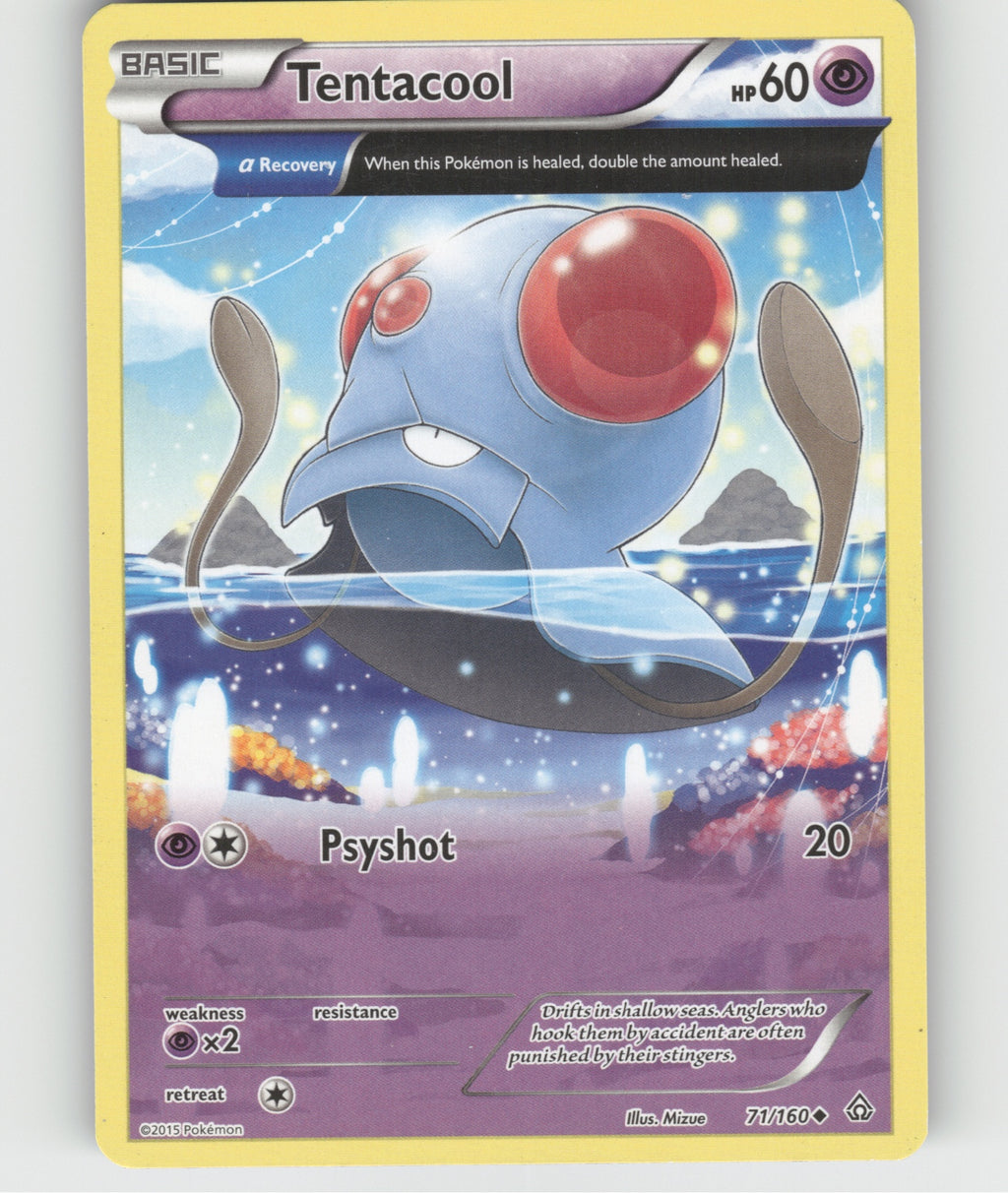 Tentacool (Alpha) Uncommon XY - Primal Clash 71/160 NM