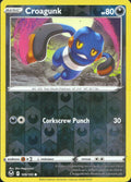 Croagunk Reverse Holo Common SWSH12: Silver Tempest 109/195 NM