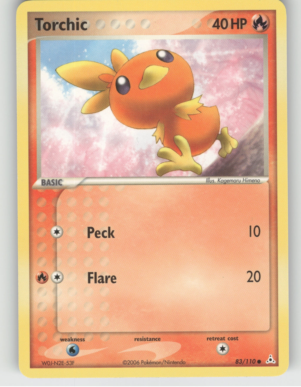 Torchic Common EX Holon Phantoms 83/110 NM