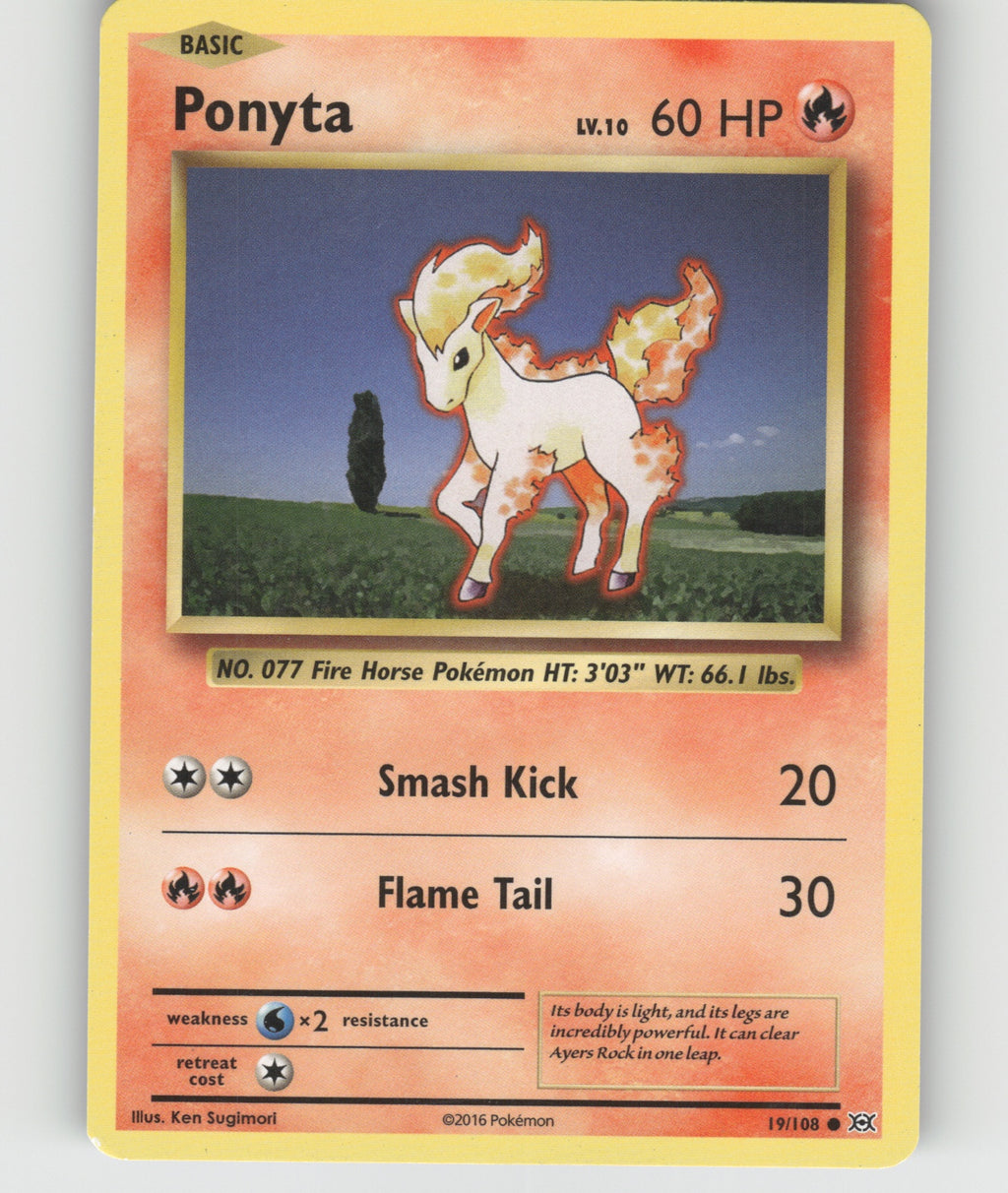 Ponyta Common XY - Evolutions 19/108 NM