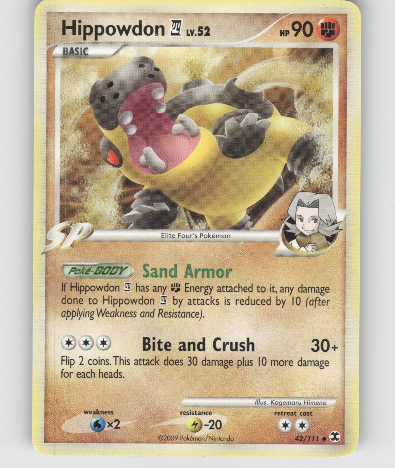 Hippowdon E4 Uncommon Rising Rivals 42/111 NM