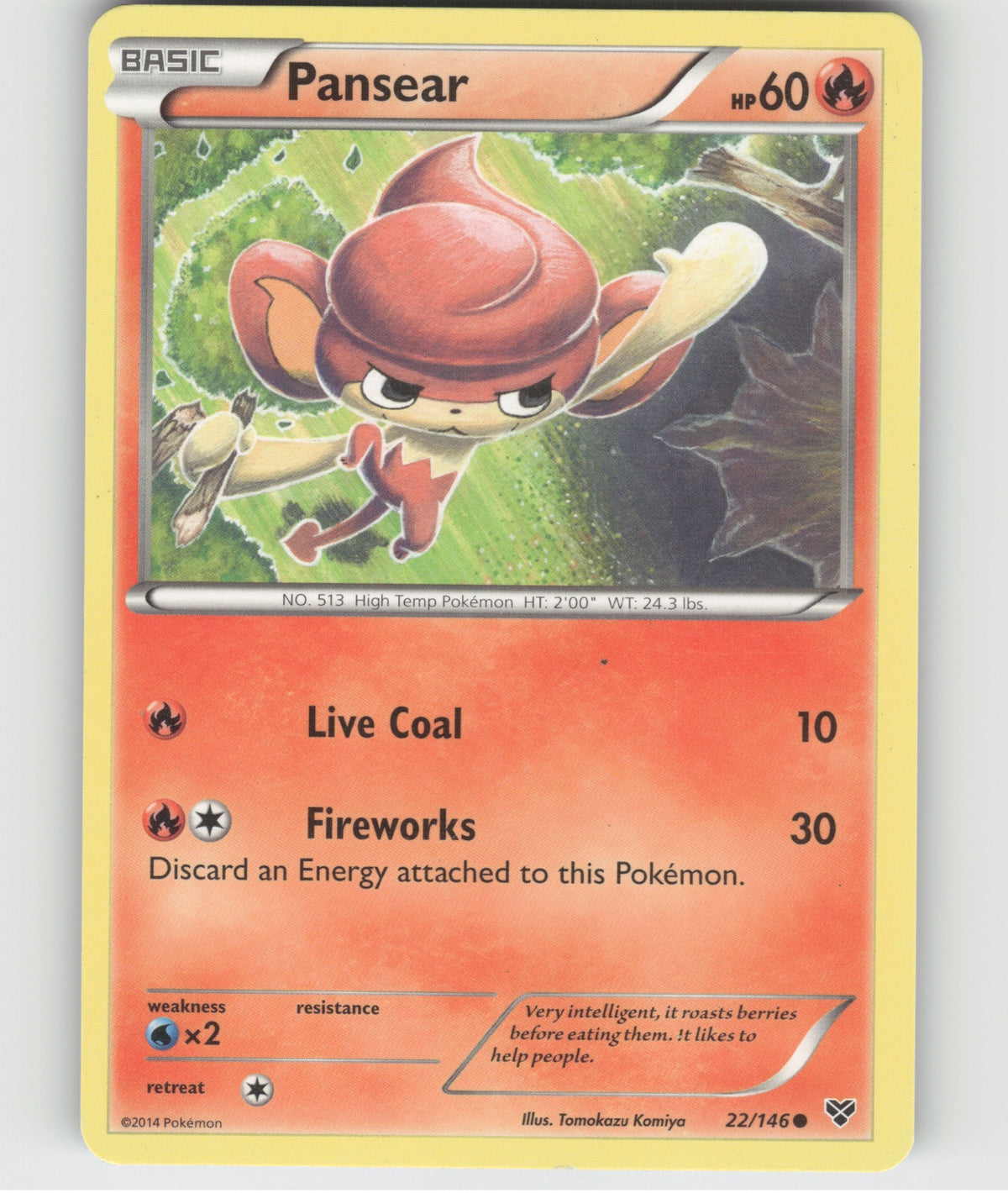 Pansear Common XY Base Set 22/146 LP